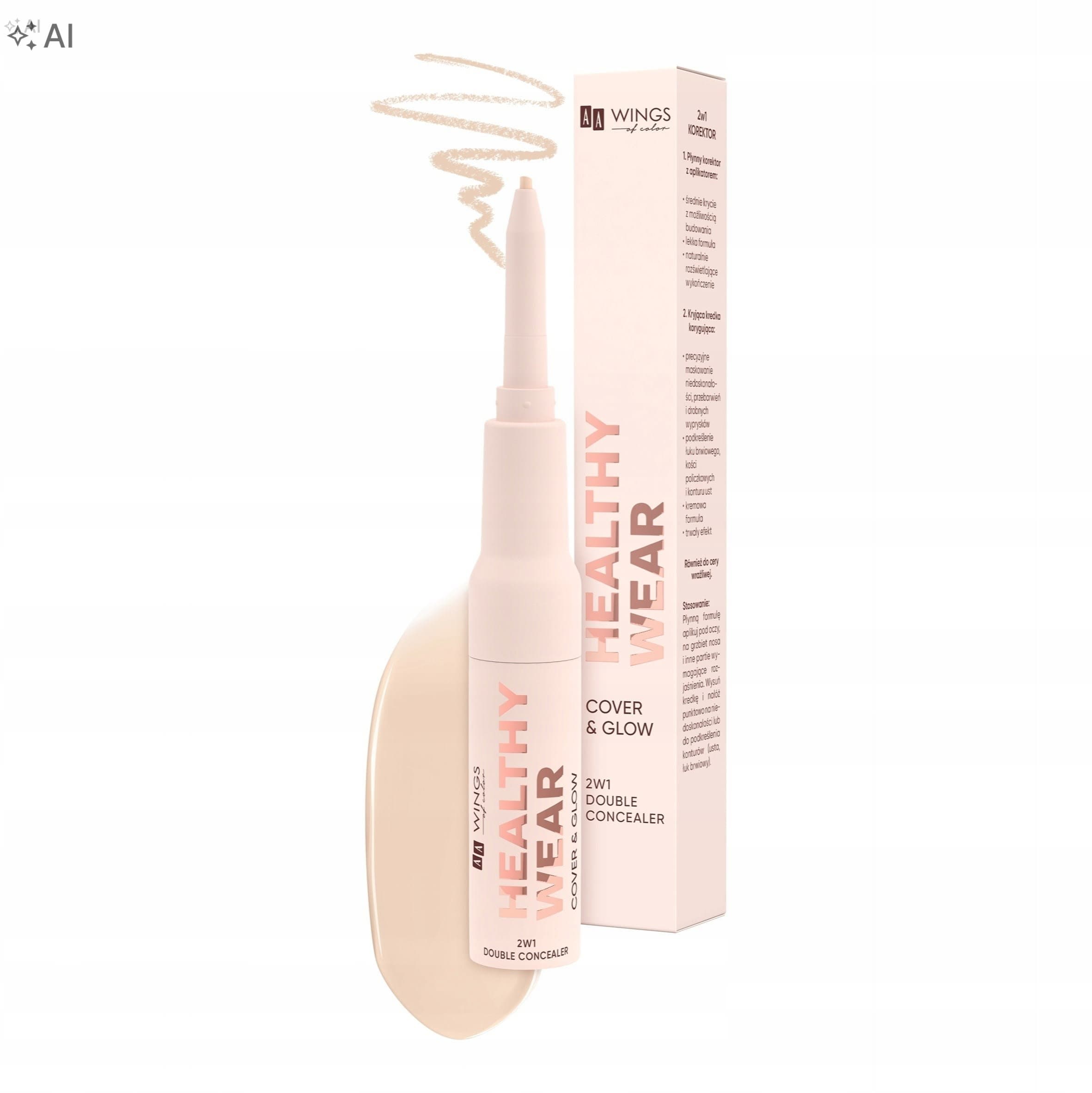AA Wings of Color Healthy Wear Double Concealer Cover & Glow
