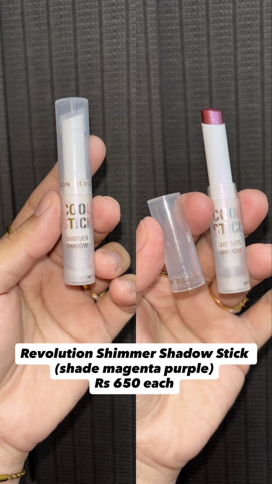 Revolution Shimmer Shadow Stick Shade Magenta Purple
