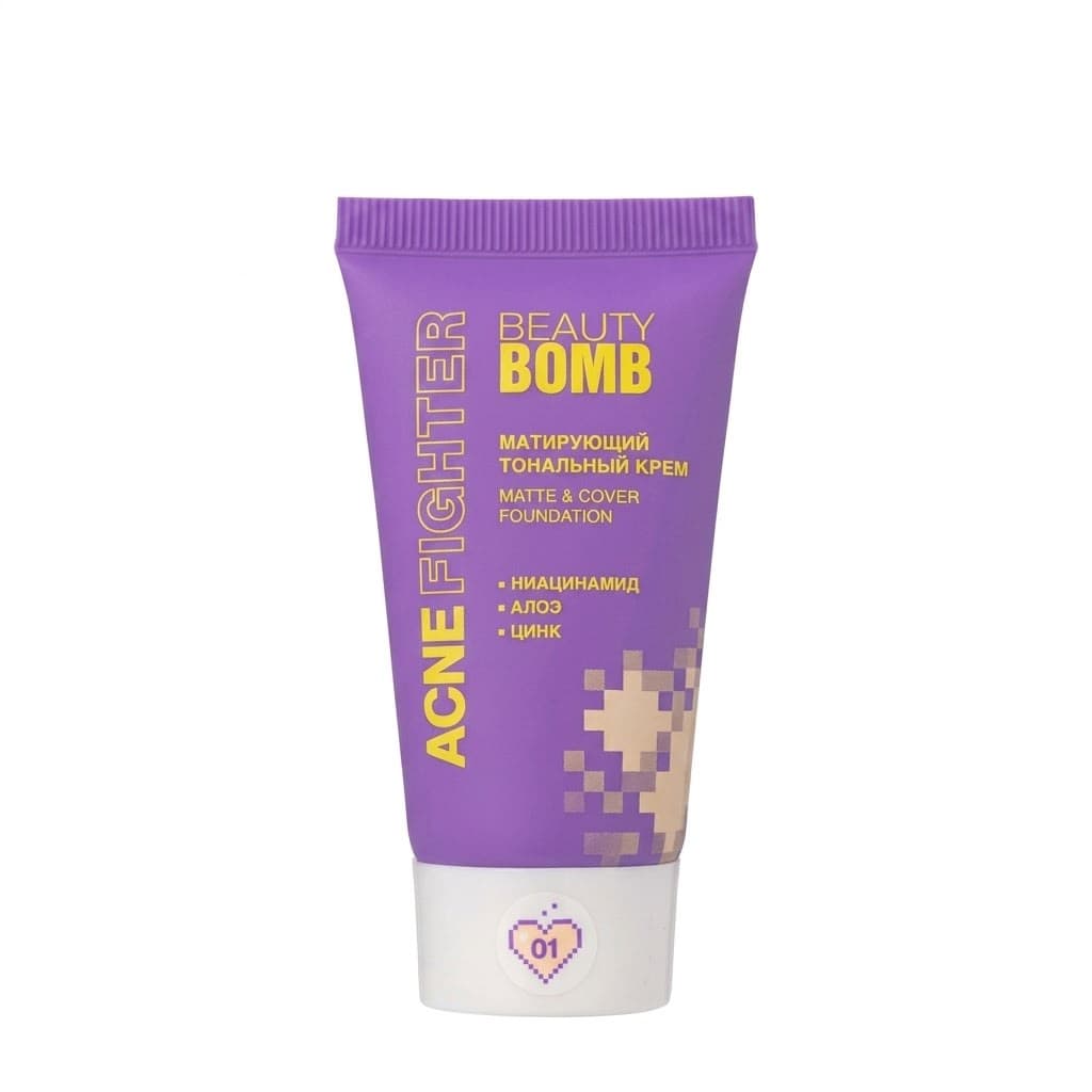 Beauty Bomb Acne Fighter Foundation Shade 01