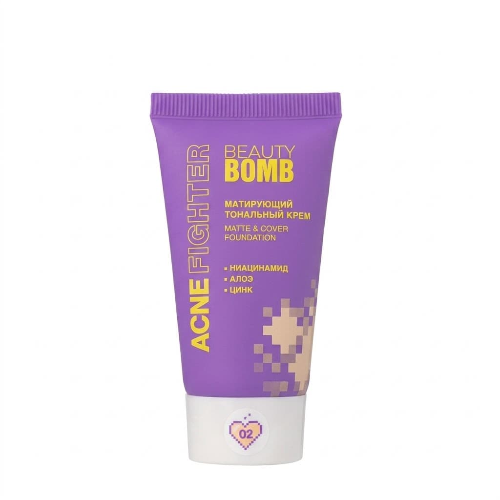 Beauty Bomb Acne Fighter Foundation Shade 02