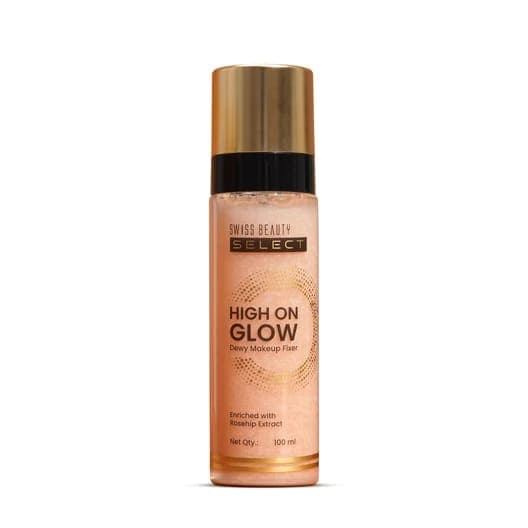 Swiss Beauty Select High on Glow Fixer Spray With Box