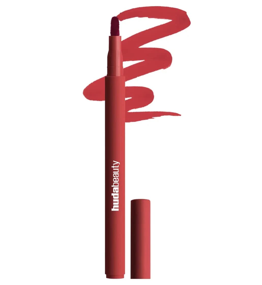 Huda Beauty Lip Stain Shade Cherry Red